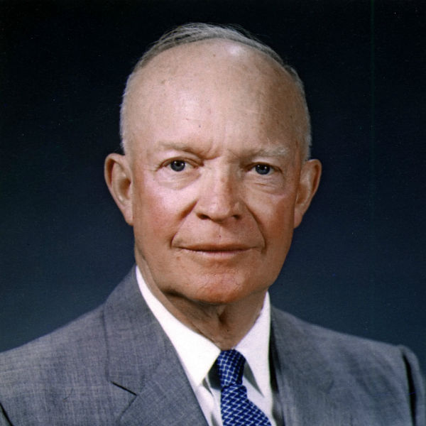 An official portrait of Dwight D. Eisenhower